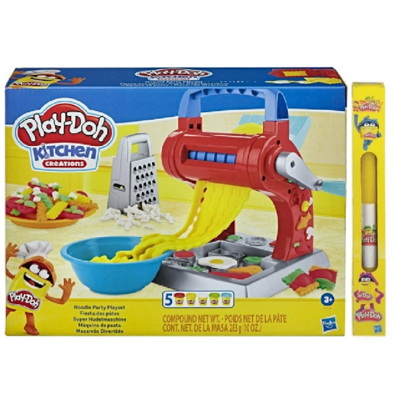 Παιχνιδολαμπάδα Hasbro Play-Doh - Kitchen Creations, Noodle Party Playset E7776