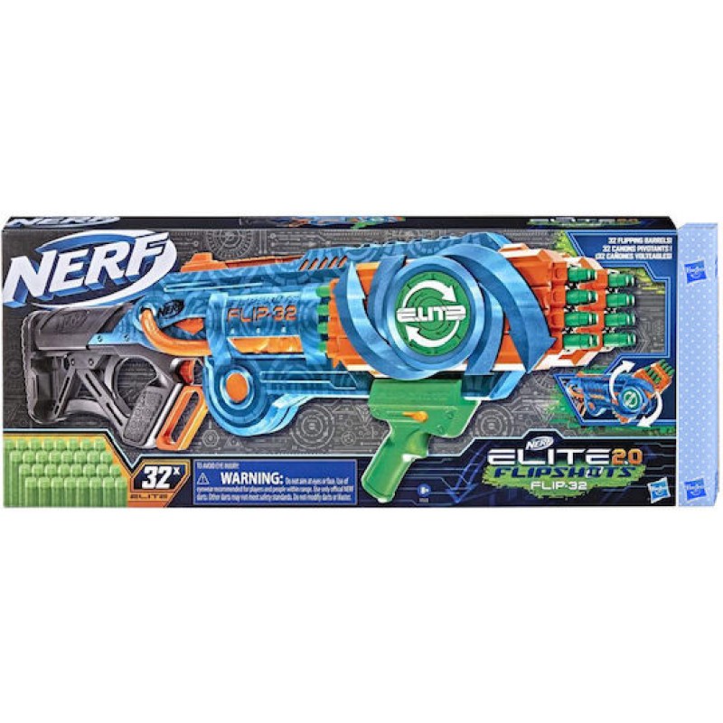 Παιχνιδολαμπάδα Hasbro Nerf - Elite 2.0 Flipshots Flip-32 F2553