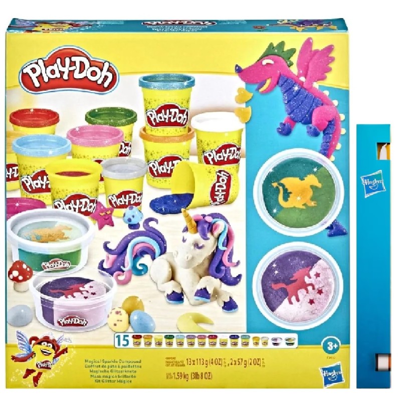 Παιχνιδολαμπάδα Hasbro Play-Doh - Magical Sparkle Pack F3612