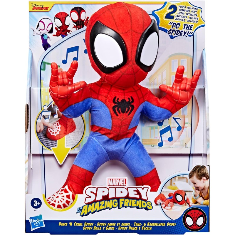 Hasbro - Marvel Spidey and His Amazing Friends, Dance & Crawling Fun Spidey F6722