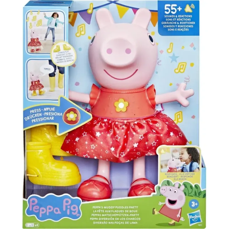 Hasbro - Peppa Pig, Peppa's Muddy Puddles Party F8873