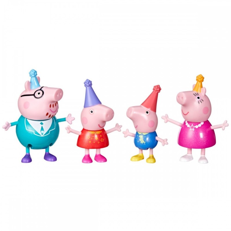 Hasbro - Peppa Pig, Peppa΄s Family Ώρα Για Πάρτυ F9510 (F2171)