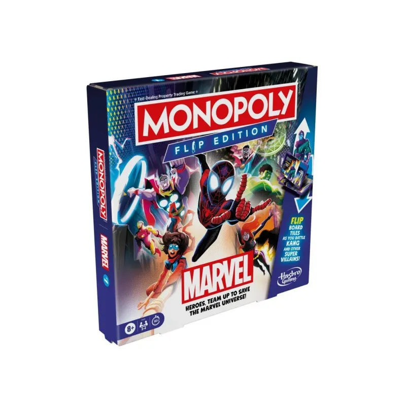  Hasbro - Επιτραπέζιο, Monopoly Flip, Marvel Avengers F9931