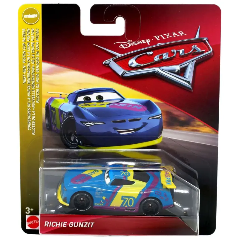 Mattel Cars - Richie Gunzit FLL85 (DXV29)