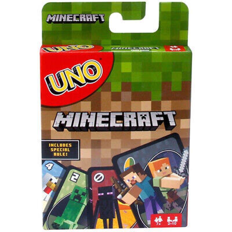 Mattel - Επιτραπέζιο, UNO Minecraft FPD61