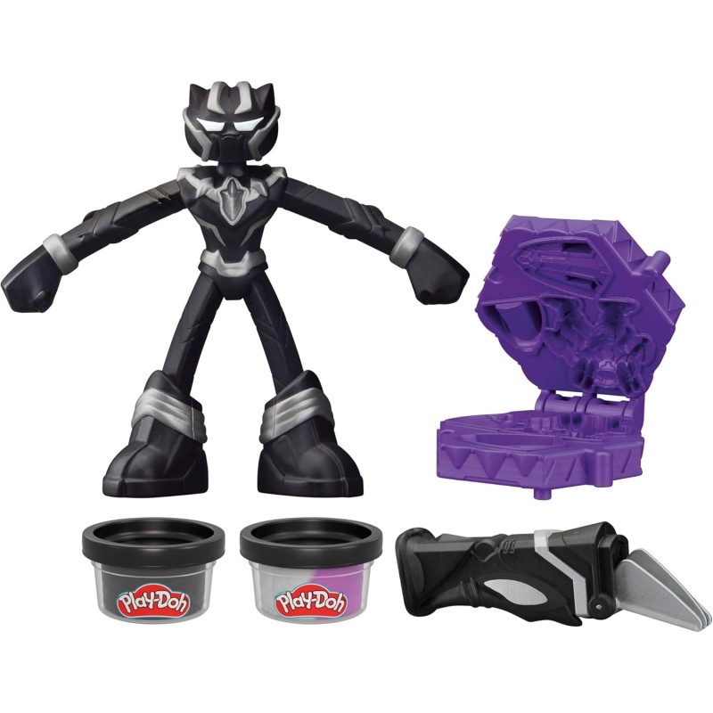 Hasbro Play Doh - Cutting Claws, Black Panther G0055 (F9829)