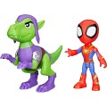 Hasbro - Marvel Spidey and His Amazing Friends, Dino Webs, Spidey & Goblin Raptor G0120 (F9478)