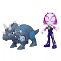 Hasbro - Marvel Spidey and His Amazing Friends, Dino Webs, Ghost Spider & Rhino Dino G0122 (F9478)