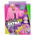 Mattel Barbie - Extra Doll, Fluffy Pink Jacket GRN28 (GRN27)