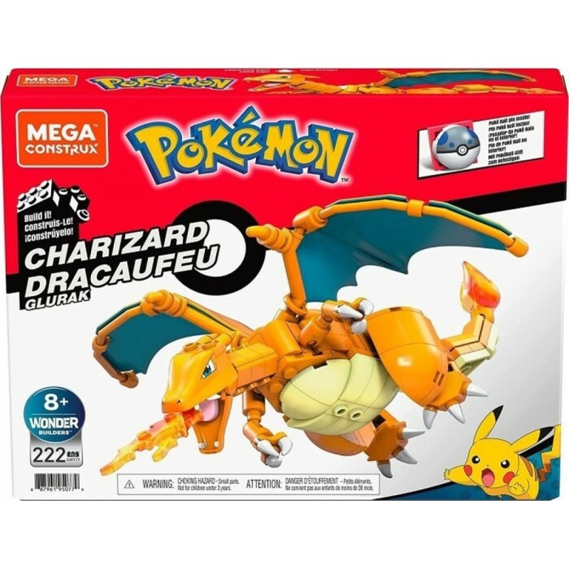 Mattel - Mega Construx, Pokemon Build & Show, Charizard Wonder Builders Building GWY77