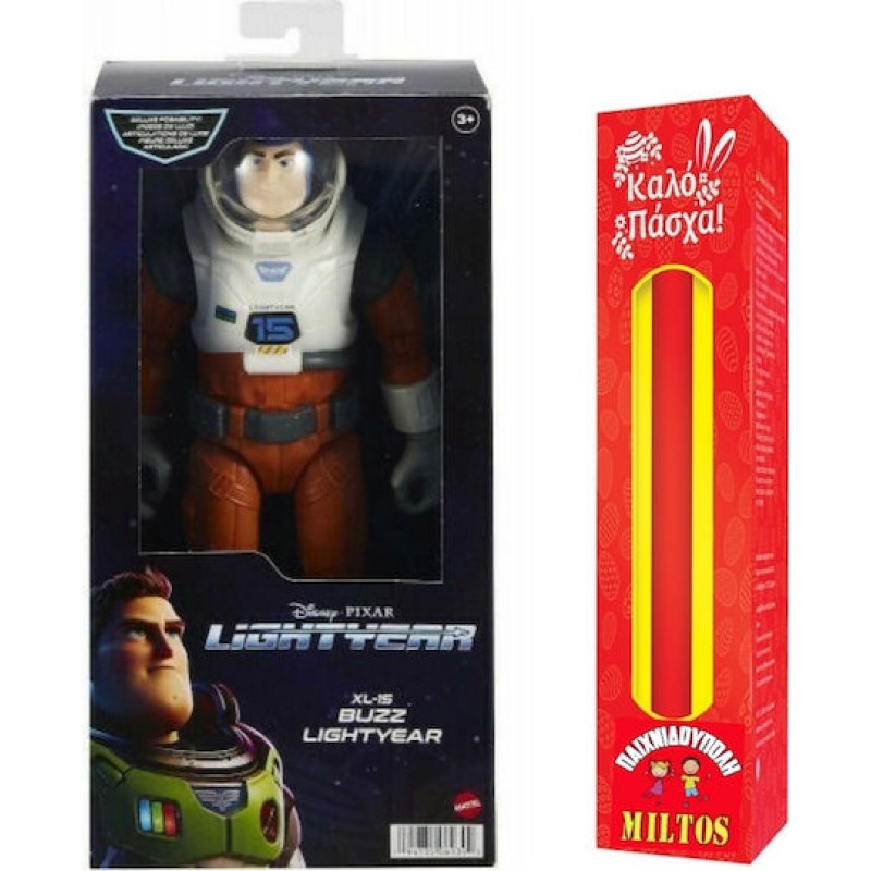 Παιχνιδολαμπάδα Mattel Lightyear - Μεγάλη Φιγούρα, XL-15, Buzz Lightyear HHK32 (HHK29)