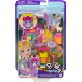 Mattel Polly Pocket - Ο Κόσμος Της Polly Σετάκια -  Camp Adventure Llama Compact HKV33 (FRY35)