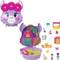 Mattel Polly Pocket - Ο Κόσμος Της Polly Σετάκια -  Camp Adventure Llama Compact HKV33 (FRY35)