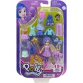 Mattel Polly Pocket - Νέα Κούκλα Με Μόδες Μεσαίο Pack, Party Time HKV93 (HKV88)