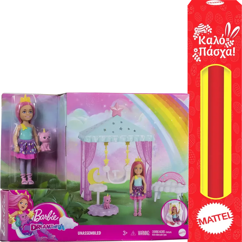 Παιχνιδολαμπάδα Mattel Barbie - Chelsea Ονειρικό Σετ HLC27