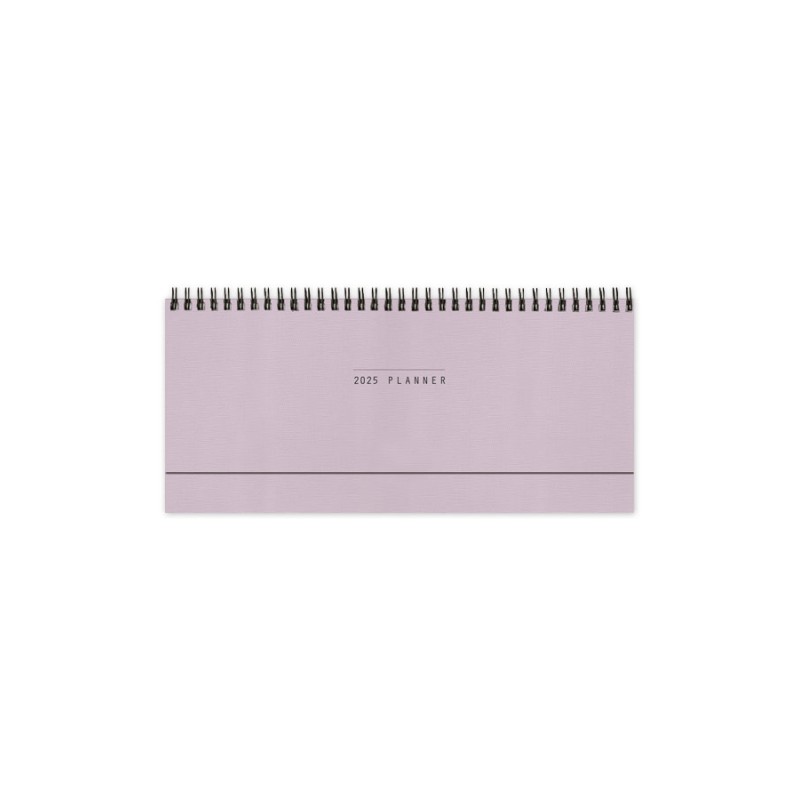 Adbook - Πλάγιο Εβδομαδιαίο Ημερολόγιο Spiral Planner 2025, Light Blossom 13.5x30.5 HM-2000