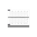 Adbook - Πλάγιο Εβδομαδιαίο Ημερολόγιο Spiral Planner 2025, Silver 13.5x30.5 HM-2000