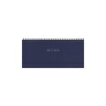 Adbook - Πλάγιο Εβδομαδιαίο Ημερολόγιο Spiral Planner 2025, Blue 13.5x30.5 HM-2000