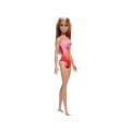 Mattel Beach Barbie - Doll With Pink Swimsuit HPV19