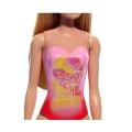 Mattel Beach Barbie - Doll With Pink Swimsuit HPV19