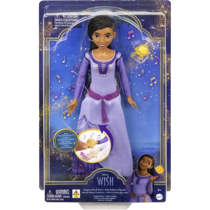 Mattel Disney Princess - Wish Κούκλα Asha Of Rosas Sings English HPX26