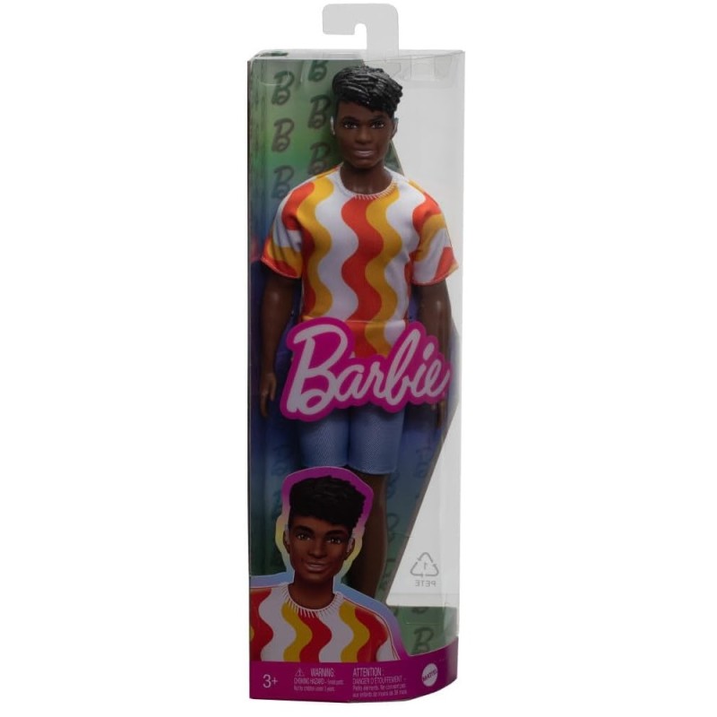 Mattel Barbie - Ken Fashionistas Doll, No.220 Multi-Colour HRH23 (DWK44)