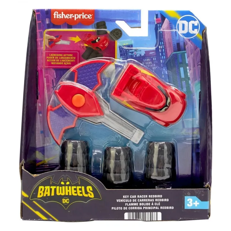 Fisher Price -  Όχημα Με Αξεσουάρ Key Car Racer Redbird HRJ55 (HRJ53)