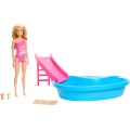 Mattel Barbie - Barbie Doll and Pool Playset HRJ74