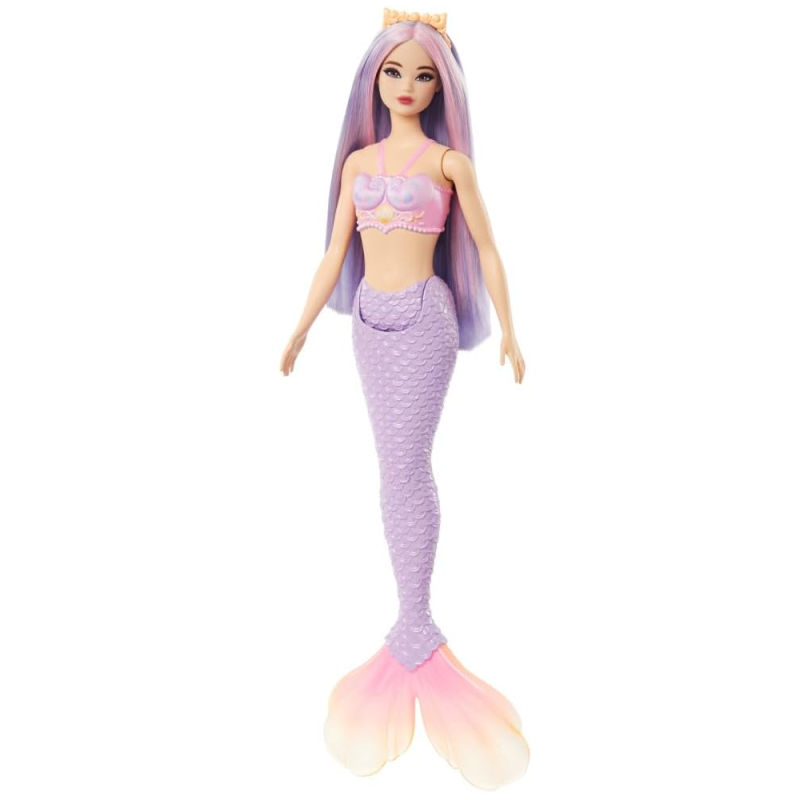 Mattel Barbie - Dreamtopia Barbie ,  Mermaid Doll Purple HRR06 (HRR02)