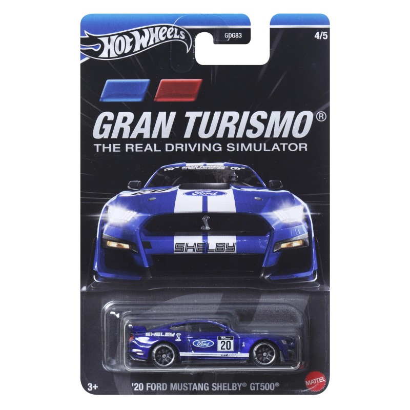 Mattel Hot Wheels - Αυτοκινητάκι Grand Turismo, ΄20 Ford Mustang Shelby GT500 (4/5) HRV66 (GDG83/HWR61)