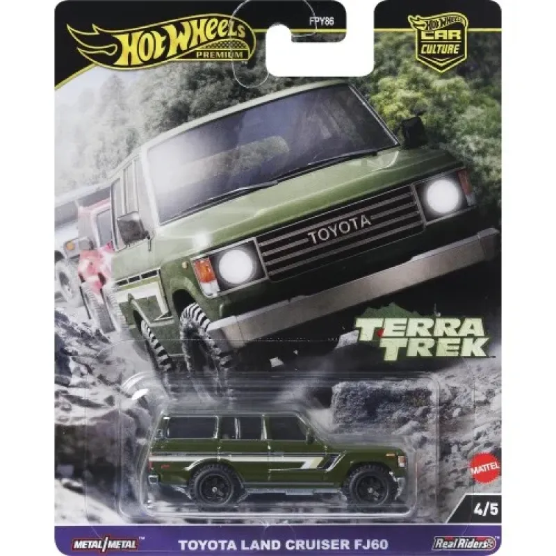 Mattel Hot Wheels – Συλλεκτικό Αγωνιστικό Αυτοκινητάκι, Car Culture Circuit, Toyota Land Cruiser FJ60 (4/5) HRV88 (FPY86)