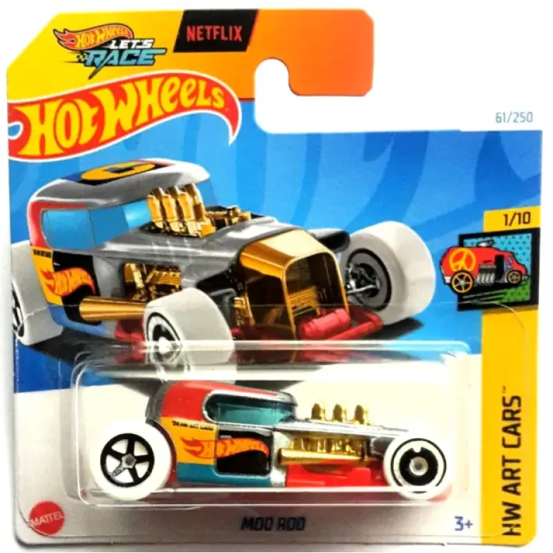 Mattel Hot Wheels - Αυτοκινητάκι HW Art Cars, Mod Rod (1/10) HTB71 (5785)