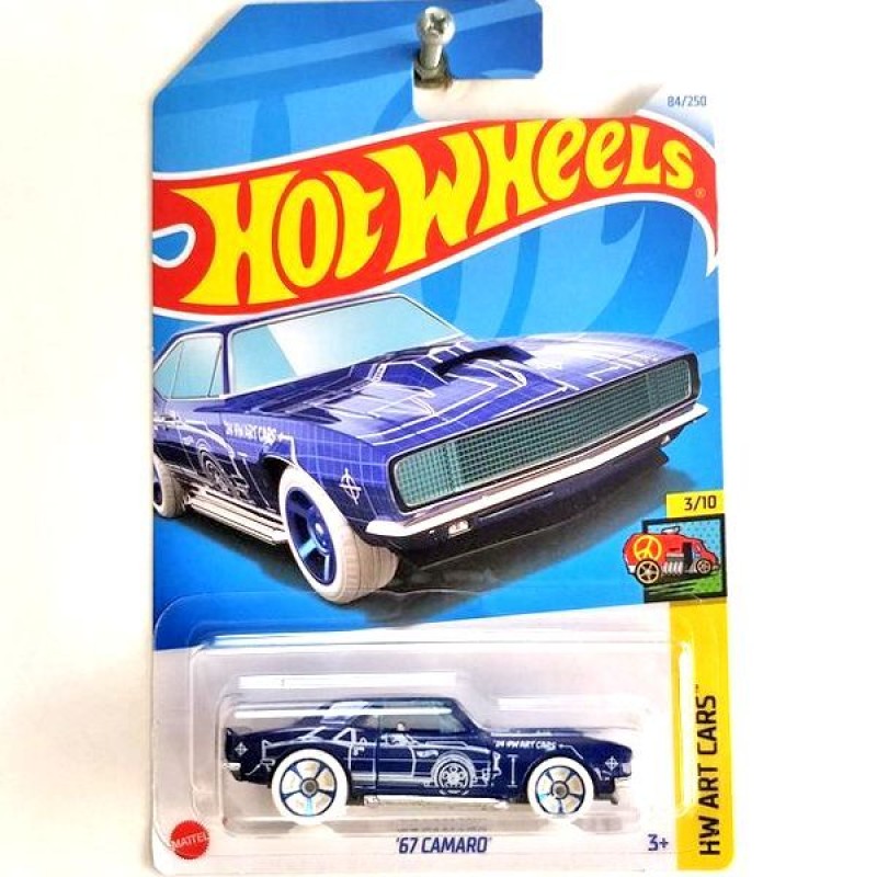 Mattel Hot Wheels - Αυτοκινητάκι HW Art Cars, ΄67 Camaro (3/10) HTB74 (5785)