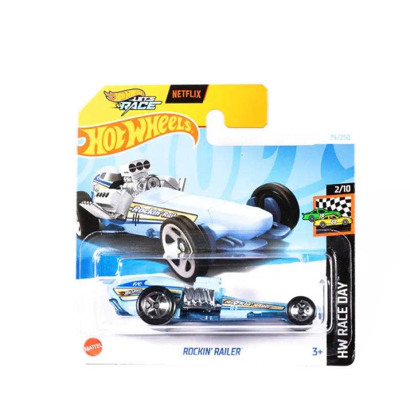 Mattel Hot Wheels - Αυτοκινητάκι HW Race Day, Rockin΄ Railer (2/10) HTC75 (5785)