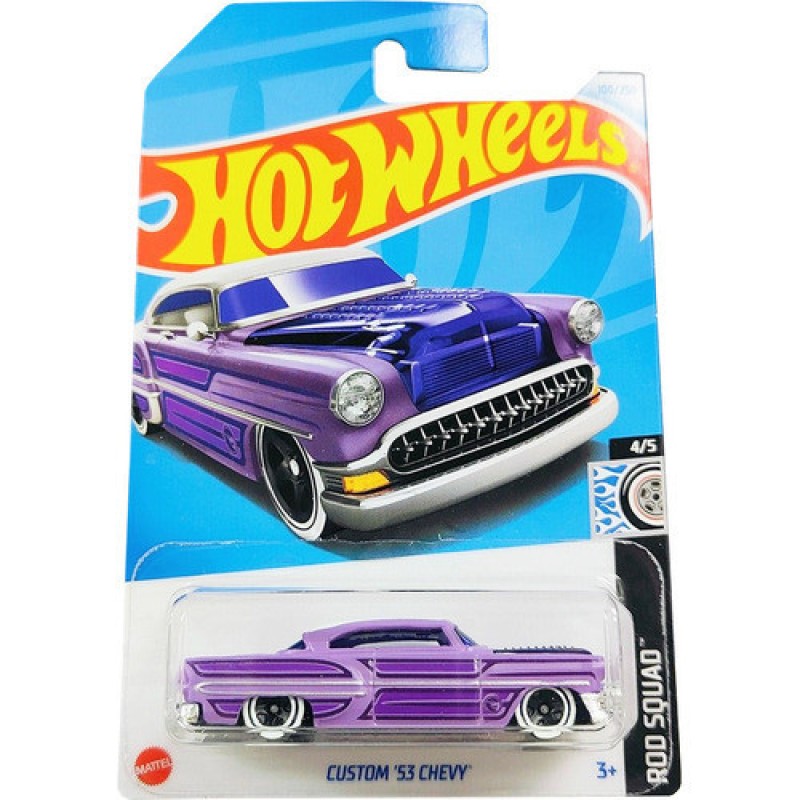 Mattel Hot Wheels - Αυτοκινητάκι Rod Squad, Custom ΄53 Chevy (4/5) HTF18 (5785)