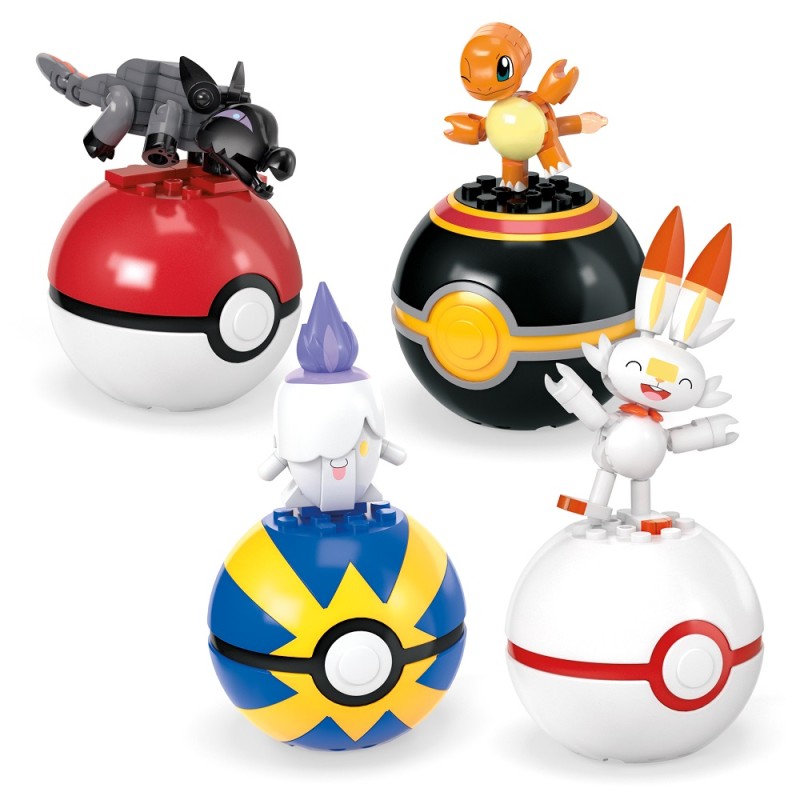 Mattel - Ομάδα Φωτιάς Pokeballs HTJ06