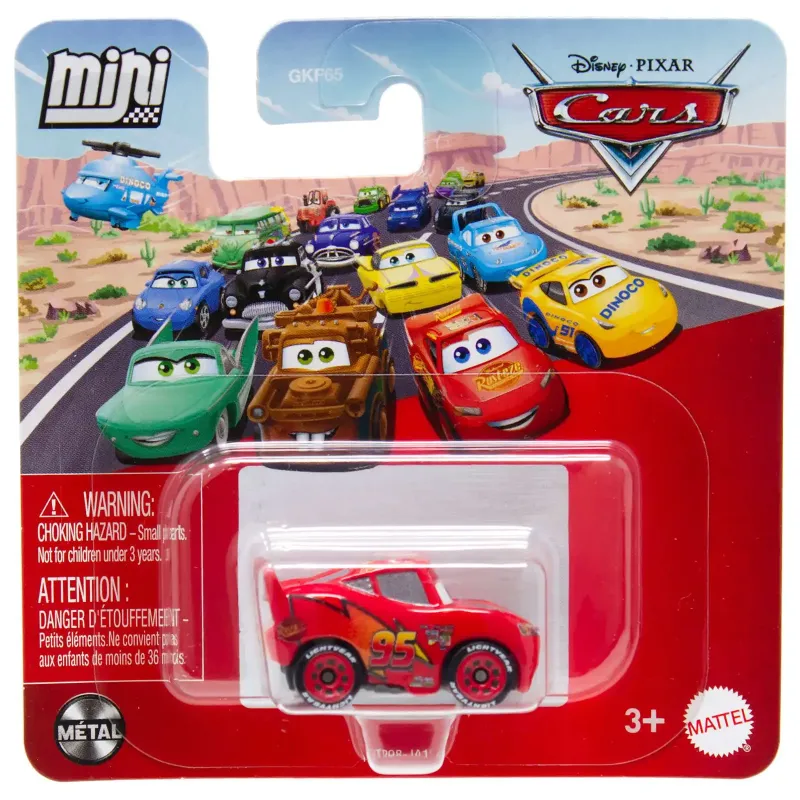 Mattel Cars - Mini Racers, Lightning McQueen HTP98 (GKF65)