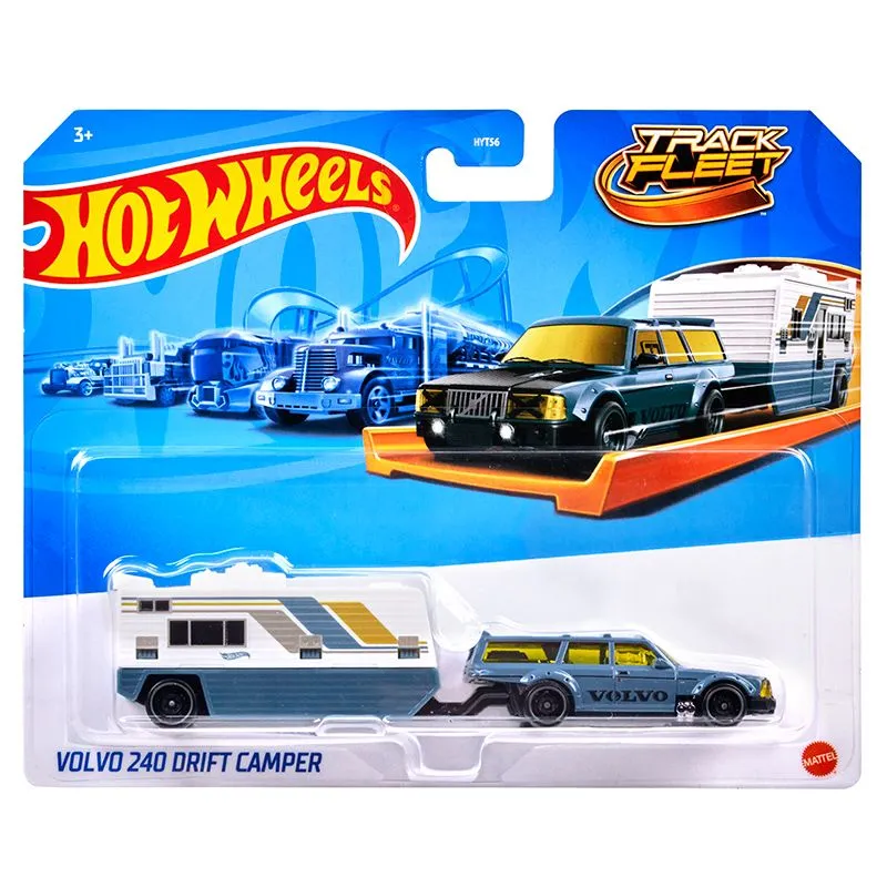 Mattel Hot Wheels - Αυτοκινητάκι Track Fleet Volvo 240 Drift Camper HVD99 (HYT56)