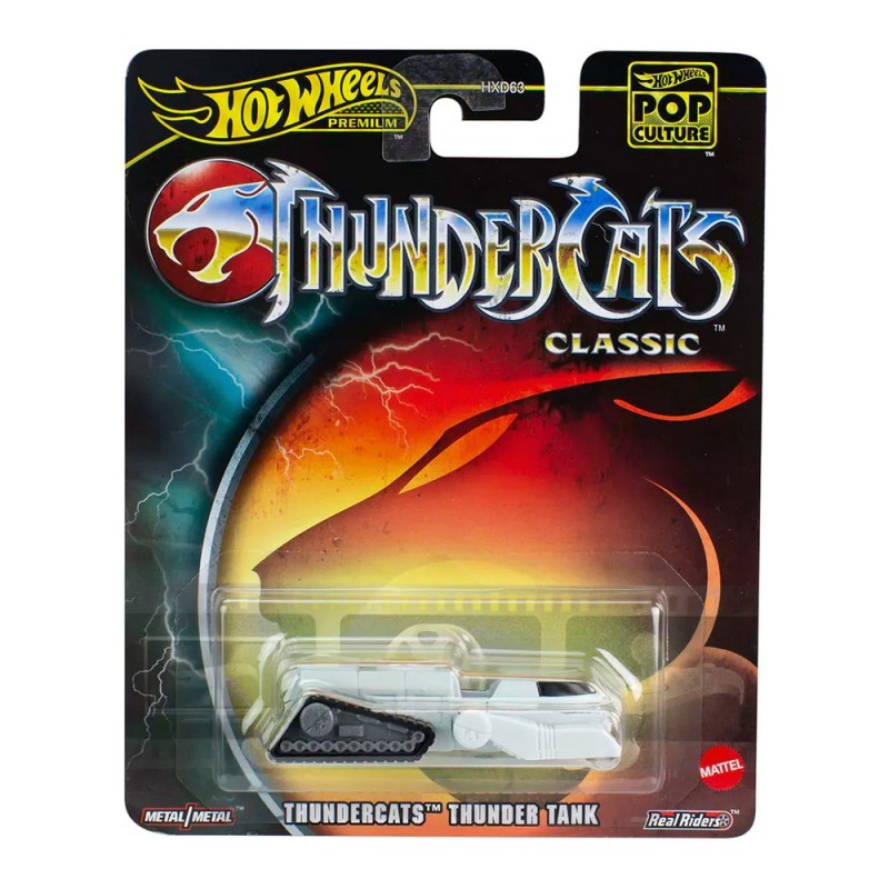 Mattel Hot Wheels - Premium Αυτοκινητάκι, Thundercats, Thunder Tank HVJ53 (HXD63)
