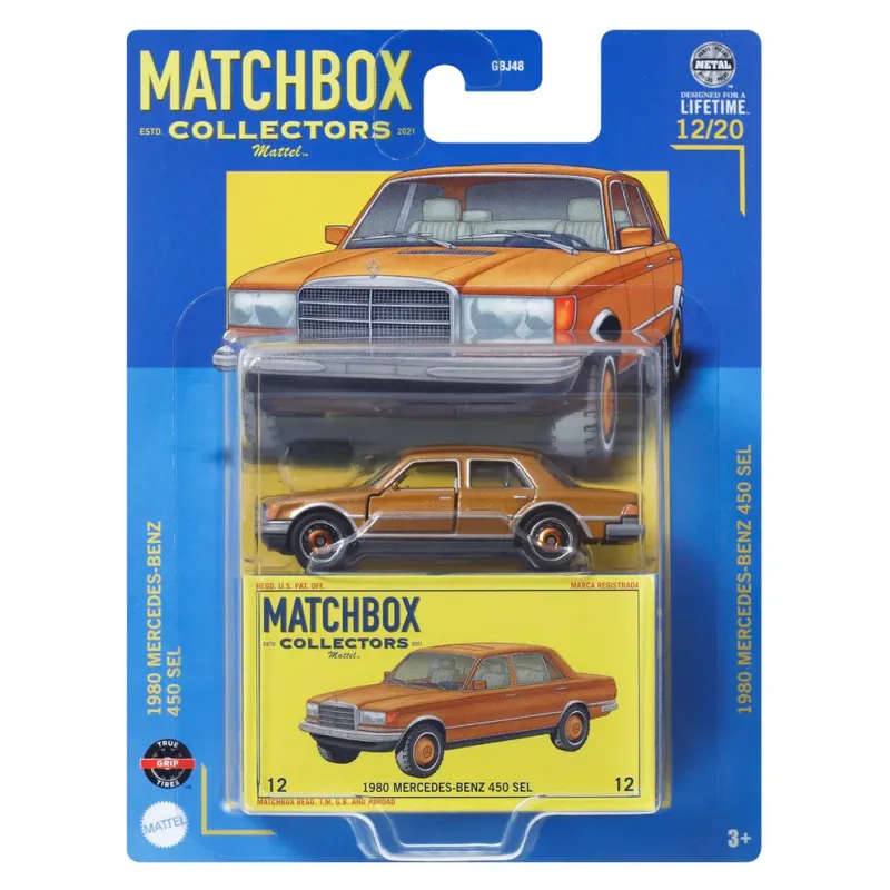 Mattel Matchbox – Collectors, 1980 Mercedes-Benz 450 SEL (12/20) HVW07 (GBJ48)