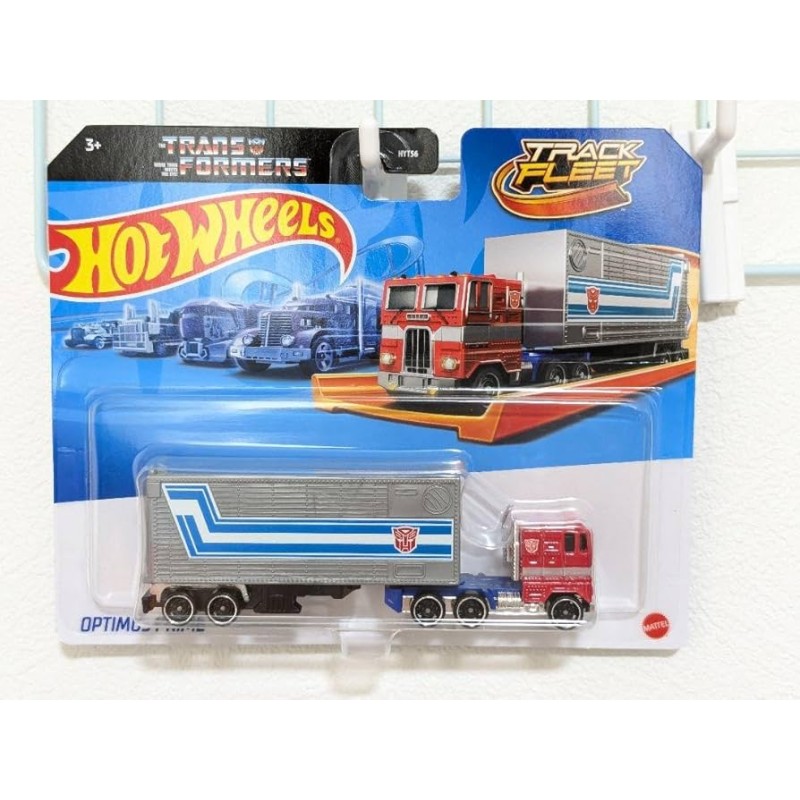 Mattel Hot Wheels - Αυτοκινητάκι Track Fleet Optimus Prime HXH02 (HYT56)