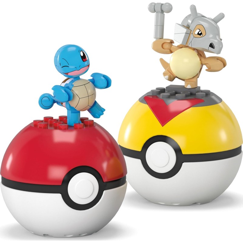 Mattel - Mega Pokemon , Squirtle & Cubone Σετ των δύο HXP15 (HXP11)