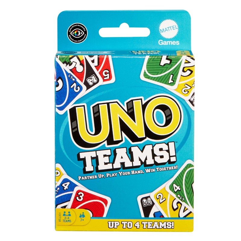 Mattel - Επιτραπέζιο, UNO Teams HXT58