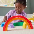 Fisher-Price - Ξύλινο Ουράνιο Τόξο Wooden Stacking Rainbow HXT73