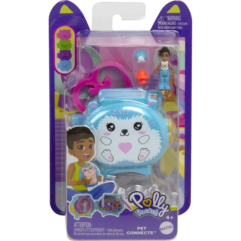 Mattel Polly Pocket - Σετάκια Με Ζωάκια Hedgehog HXX23 (GYV99)