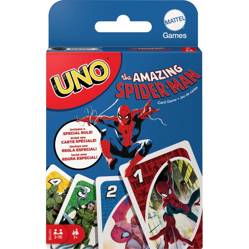 Mattel - Επιτραπέζιο, UNO The Amazing Spider-Man HXY08