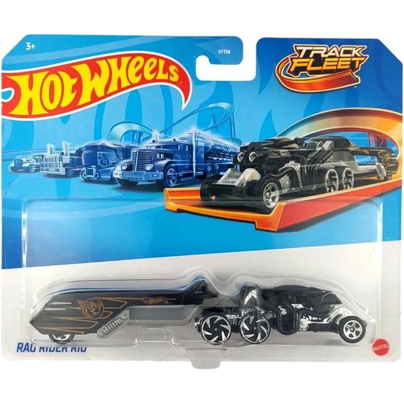 Mattel Hot Wheels - Αυτοκινητάκι Track Fleet Rag Rider Rig HYT57 (HYT56)