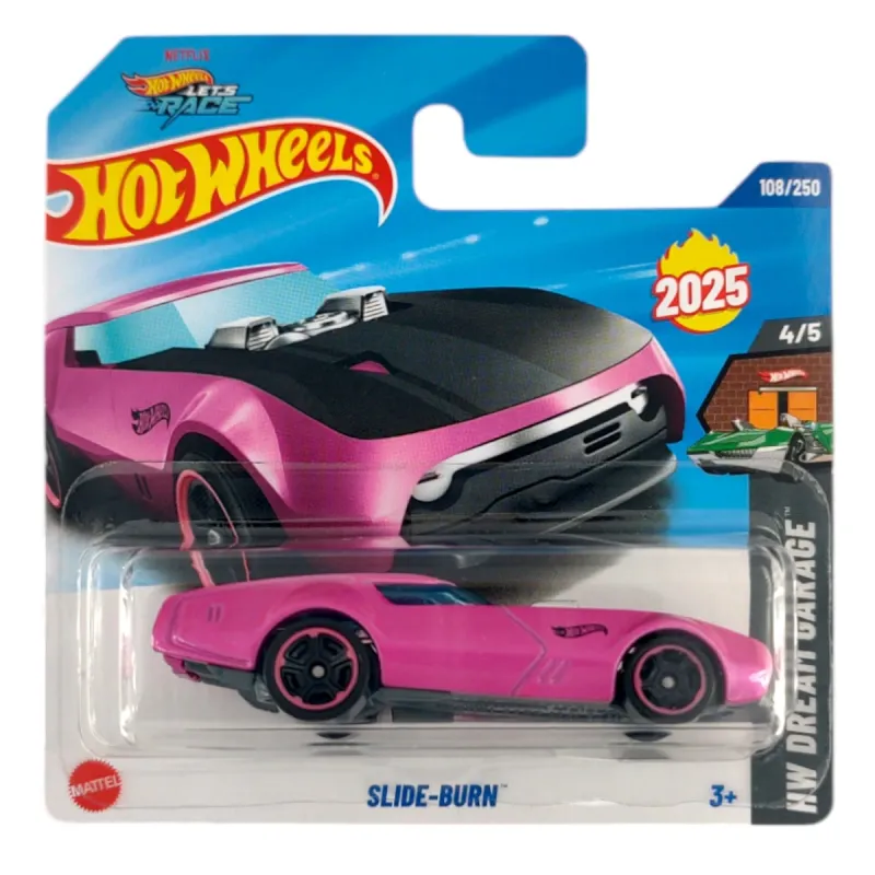 Mattel Hot Wheels - Αυτοκινητάκι HW Dream Garage, Slide Burn (4/5) HYW28 (5785)