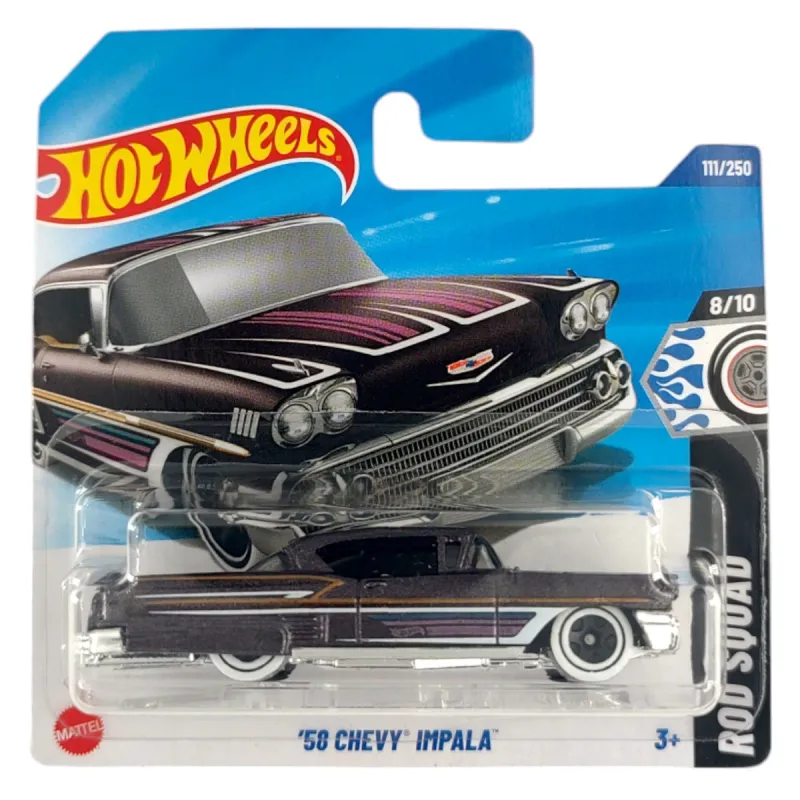 Mattel Hot Wheels - Αυτοκινητάκι Rod Squad, 58 Chevy Impala (8/10) HYX38 (5785)