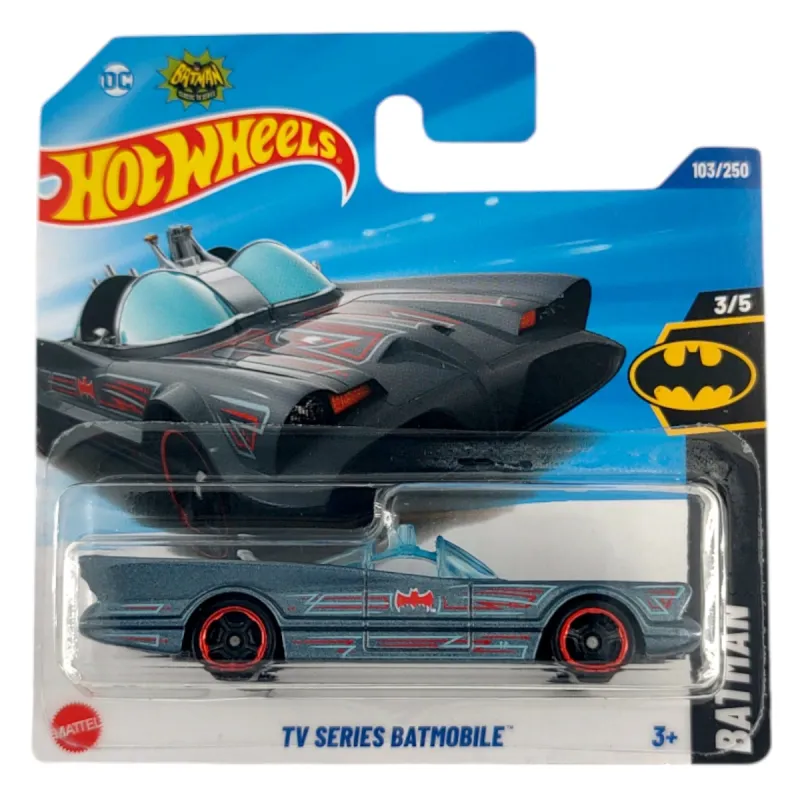 Mattel Hot Wheels - Αυτοκινητάκι Batman, TV Series Batmobile (3/5) HYX44 (5785)